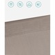 Sezlong pliabil cu parasolar, spatar reglabil 5 pozitii, cadru aluminiu, max 150 kg, 193x55x31 cm, taupe