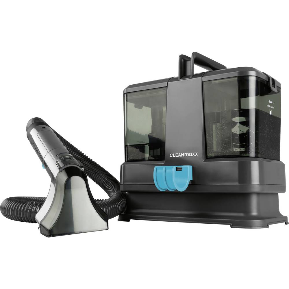 CLEANmaxx Aspirator Compact pentru Tapiterie si Covoare, Dispozitiv 3‑in‑1 pentru curatare umeda, cu sistem cu rezervor dublu si umplere usoara, Poate fi folosit si ca aparat de curatare cu abur, aspirator umed/uscat si indepartator de pete