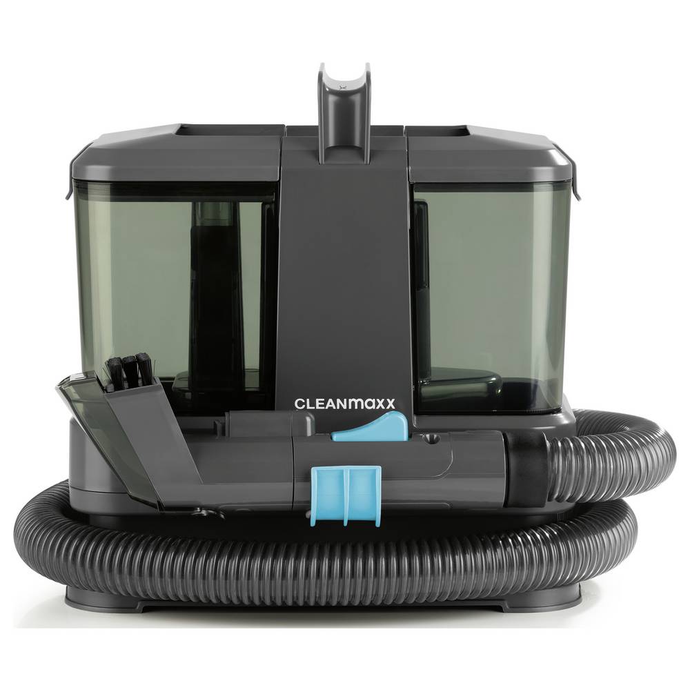 CLEANmaxx Aspirator Compact pentru Tapiterie si Covoare, Dispozitiv 3‑in‑1 pentru curatare umeda, cu sistem cu rezervor dublu si umplere usoara, Poate fi folosit si ca aparat de curatare cu abur, aspirator umed/uscat si indepartator de pete