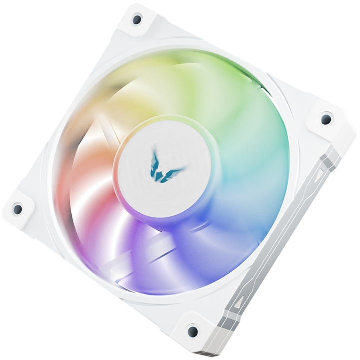 VALKYRIE B12 ARGB PC ventilátor, 120 mm, fehér, 2150 RPM, 80 CFM