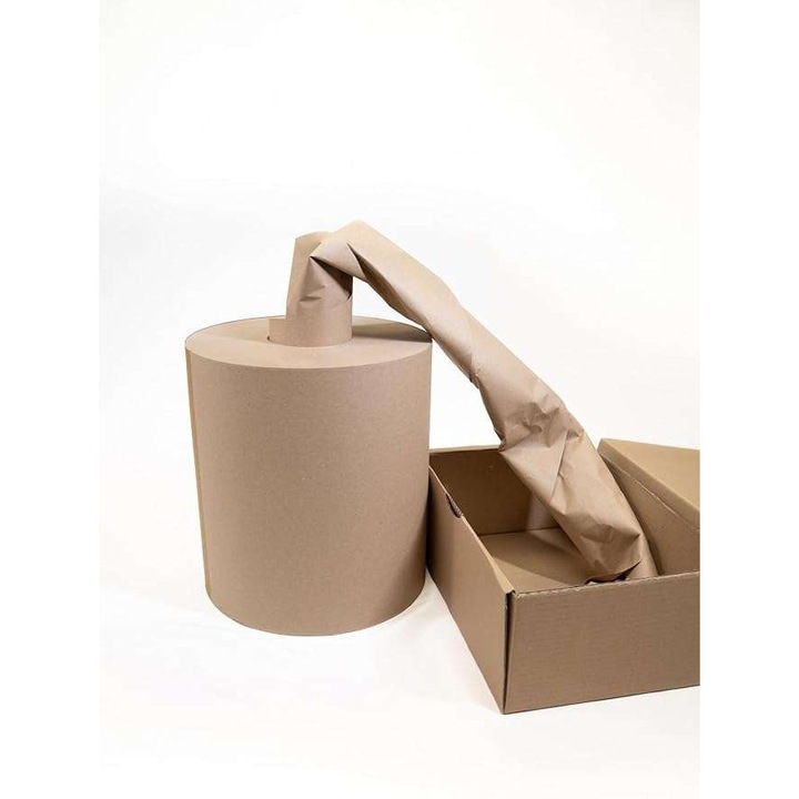 Hartie kraft pentru ambalaje cadouri, CE, culoare bruna, 30cm/620ml