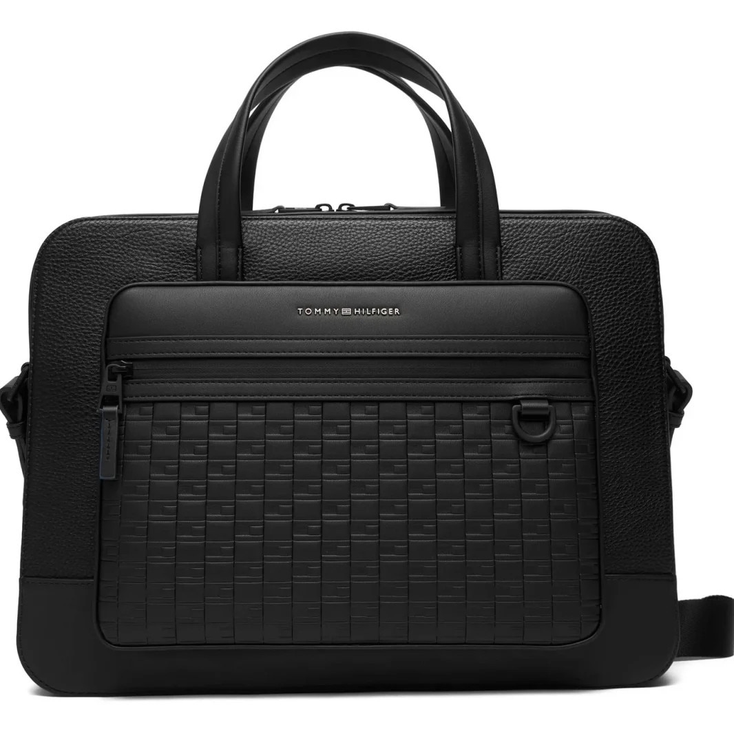 Geanta pentru laptop Tommy Hilfiger AM0AM14002 Negru 38 x 28 x 6 cm