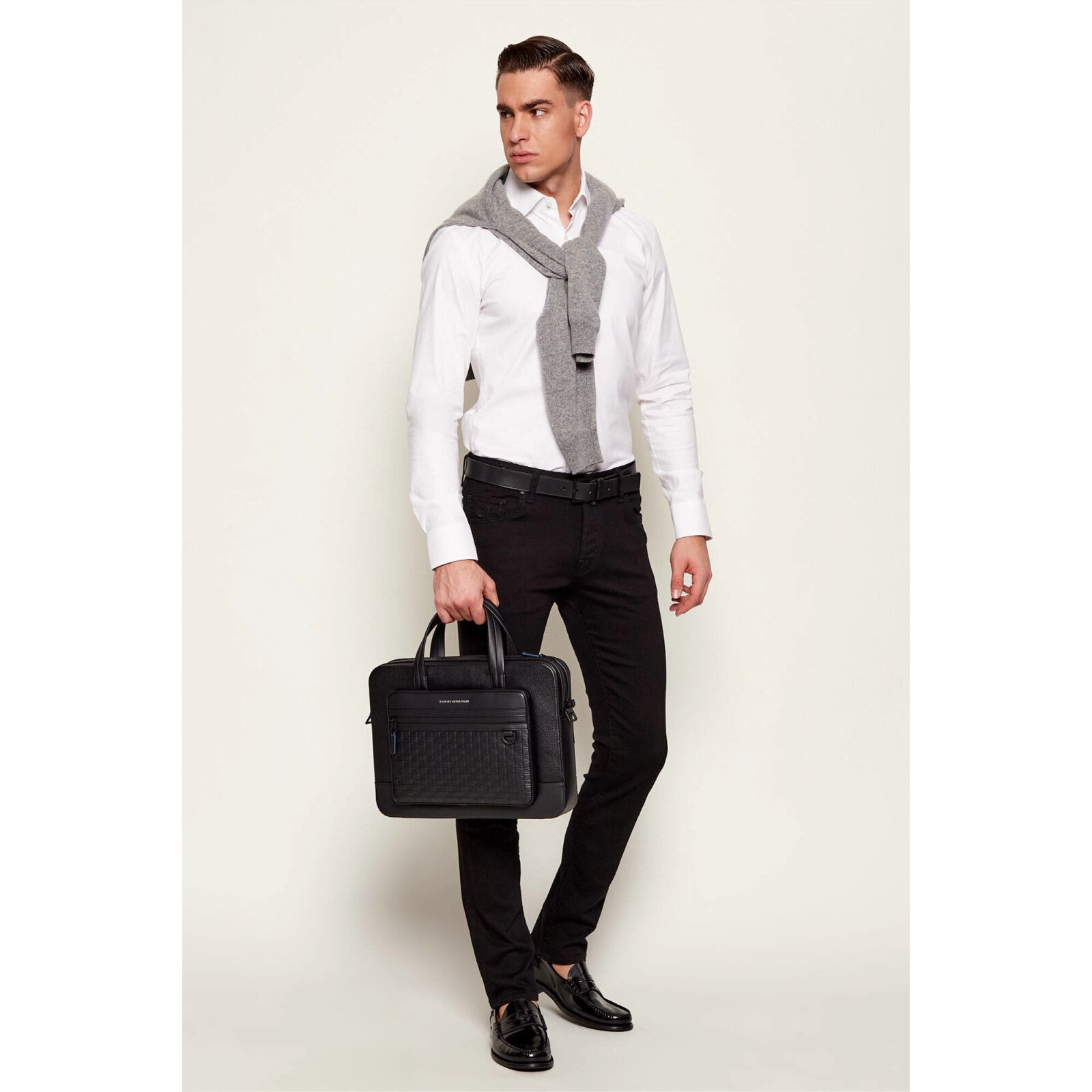 Geanta pentru laptop Tommy Hilfiger AM0AM14002 Negru 38 x 28 x 6 cm