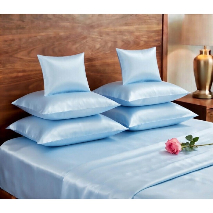 Fata de perna din matase naturala 100%, de dud 19 momme 6 A calitate 70x70