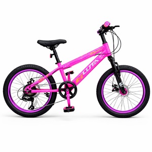 Bicicleta pentru fetite, Flower Bike, 20 inch, 6 viteze Shimano