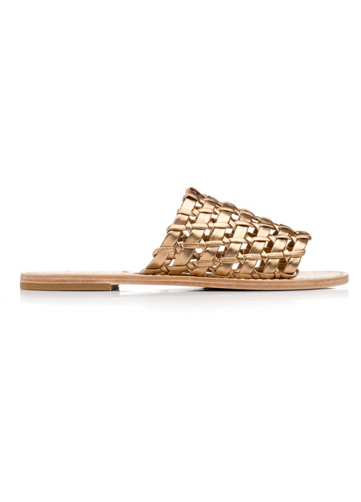 Sandale dama, Musette, LTD.ED. CARLOTA, Piele naturala, Bronz
