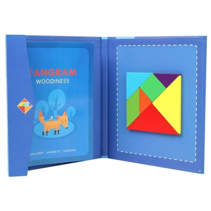 QingLan tangram oktatójáték, többszínű