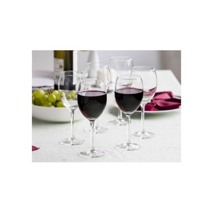 Pahar vin rosu, Royal Leerdam Diamond, 330 ml, set 6 buc, transparent, 25, 5x20, 5x17 cm