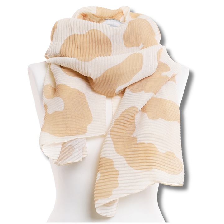 Sal dama Moraj, subtire, pantera, usor, 100% poliester