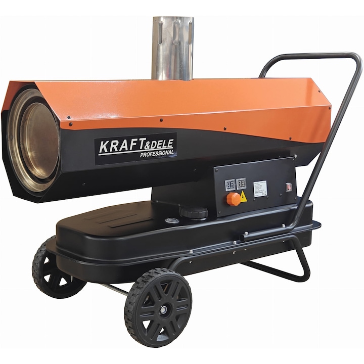 Olajfűtés 40kW KD5962, ventilátor, termosztát, 38L, 990x395x565mm