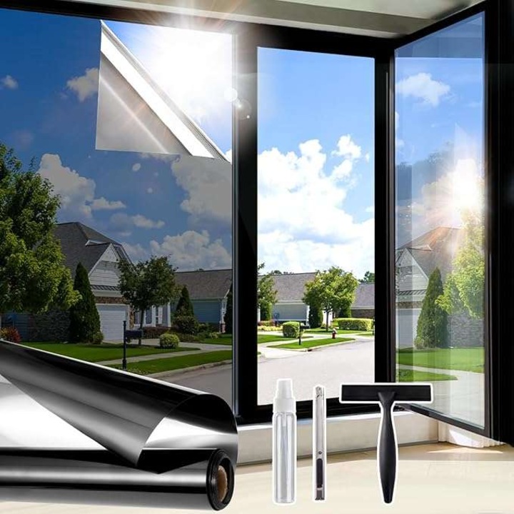 Folie interioara pentru feronerie, CE, neagra-gri, 115x300cm