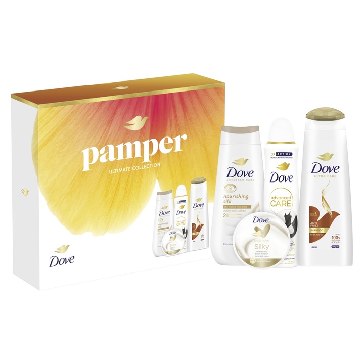 Set 4 produse Dove Pamper Ultimate Collection