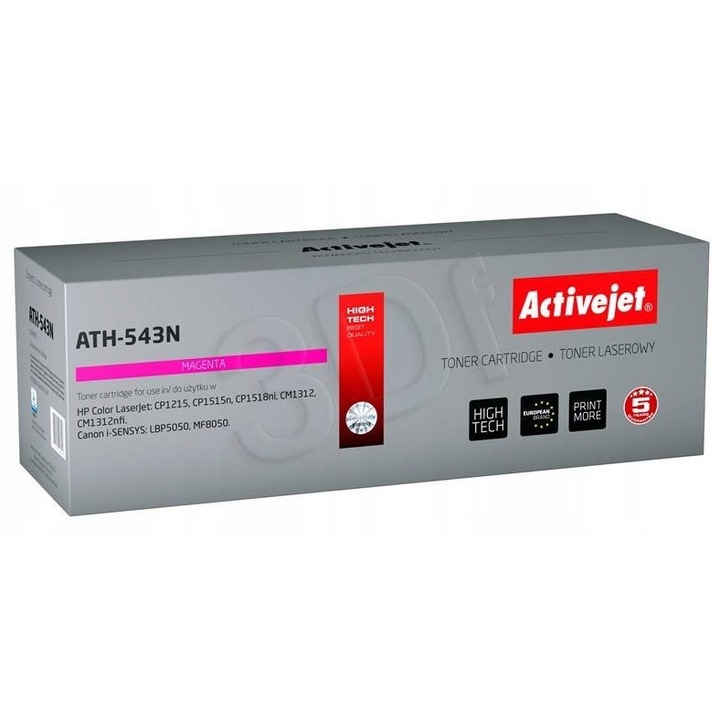 Toner ActiveJet ATH-533N pentru HP, purpuriu, 2800 pagini
