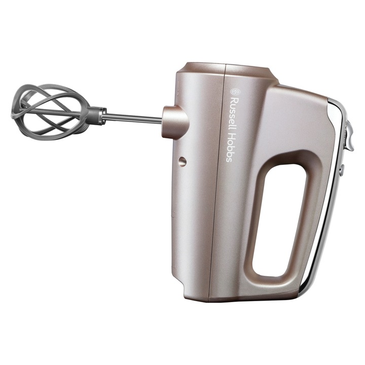 Mikser manual Russell Hobbs Swirl, 350 W, 5 viteze, culoare multicolor, set cu accesorii