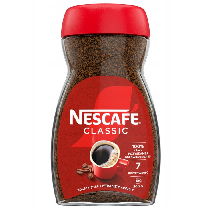 Cafea solubila Nescafe Classic set 3 x 200g robusta aromata
