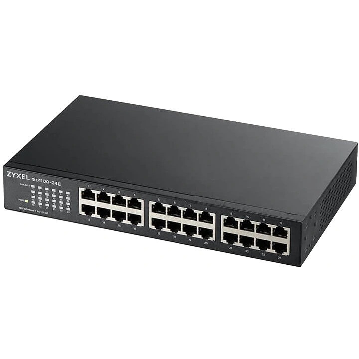 Switch fara management Zyxel GS1100-24E, 24xGbE, 48GB/s, 267x42x162mm