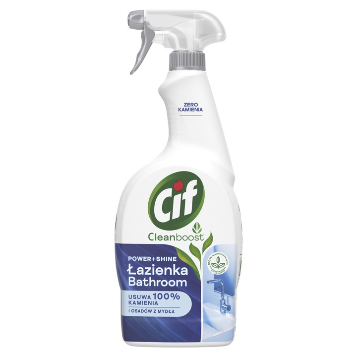 Cif Cleanboost Spray vízkőoldó és zsíroldó tisztítószer 4x750 ml