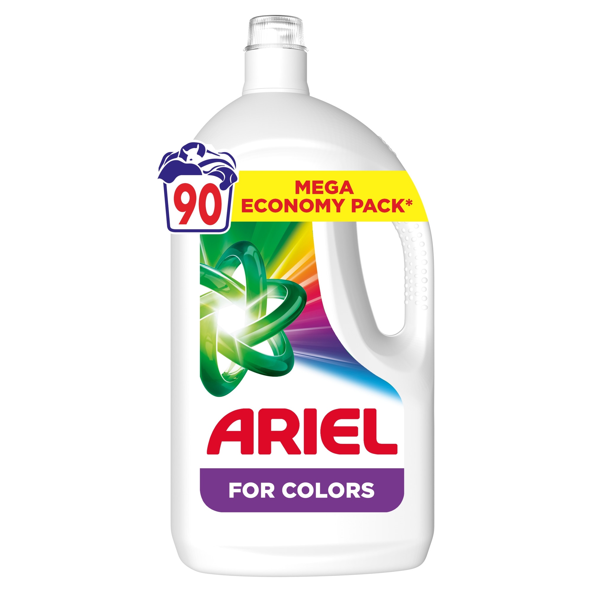 Detergent rufe Ariel Color 4.05L, 90 spalari, pentru tesaturi colorate ...