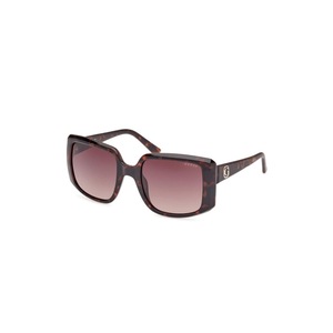 GUESS GF6138 Occhiali Da Sole – Montatura Avana Scuro E Marrone Sfumato, Taglia Unica, Stile Firmato Per Un Look Chic E Senza Tempo - copertina