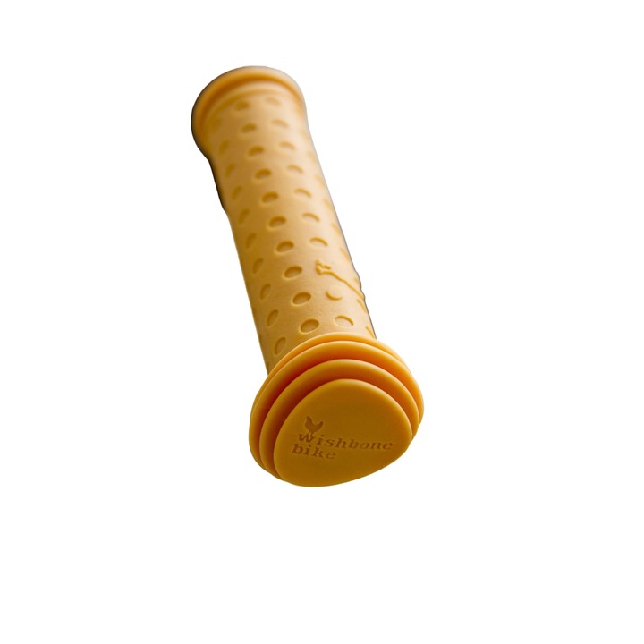 Mansoane bicicleta Wishbone, set 2 bucati, antiderapante, galbene