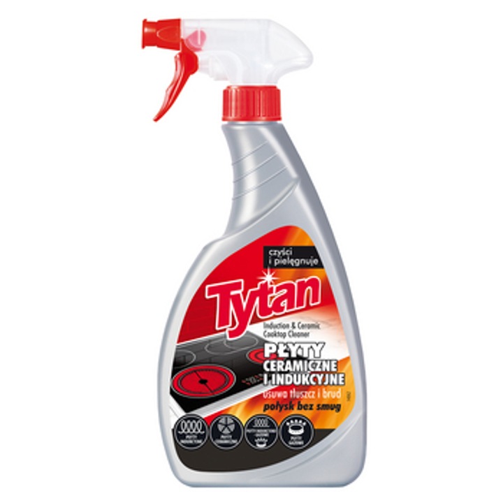 Spray de curățare Unia Titan, 500g, inodor, pentru plite cu inducție