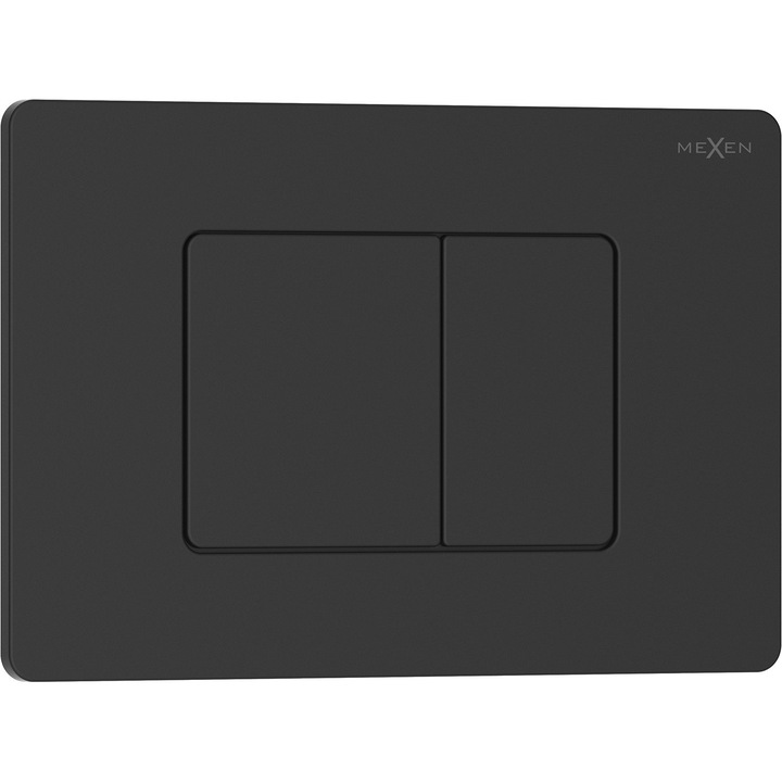 Mexen Tex 05 öblítőgomb, mechanikus/pneumatikus, rozsdamentes acél, matt fekete