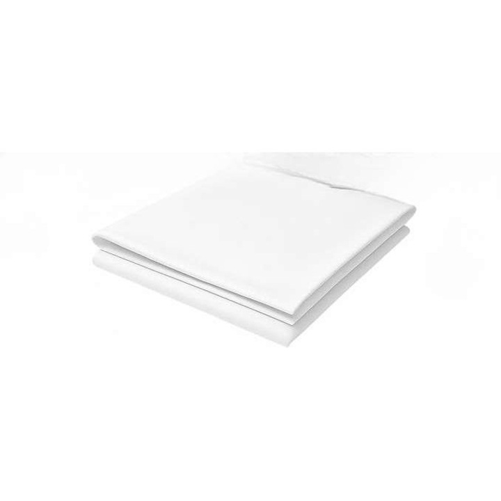 Cearceaf de pat CE, 160x200cm, microfibra, alb