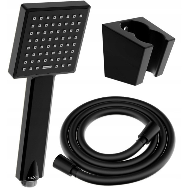 Set prasnic Mexen, dus cu functie unica R-45, furtun 150cm, negru