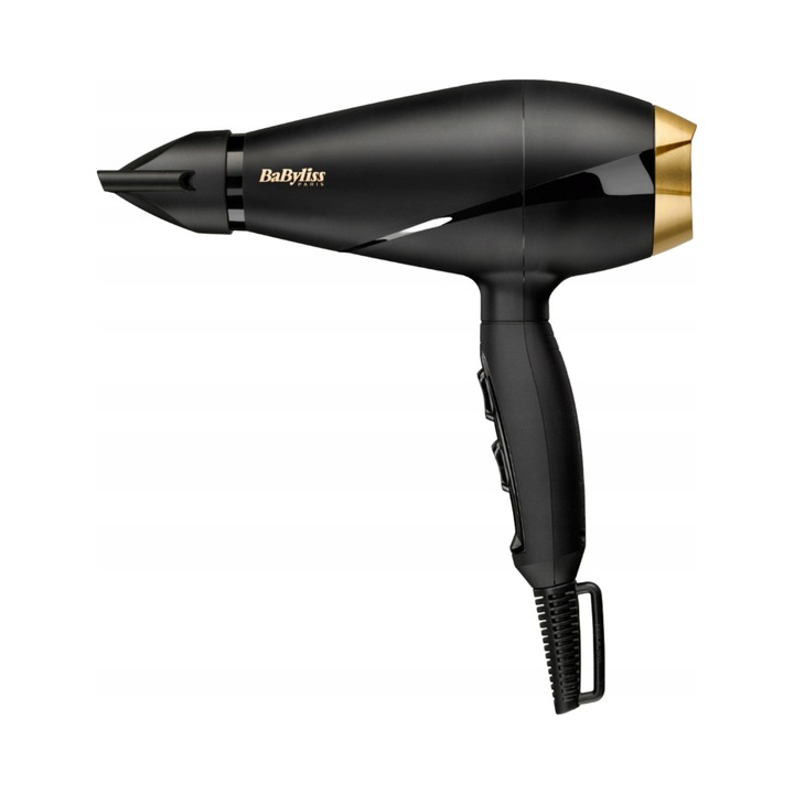 Uscator de par Babyliss 6704E, 2000W, 2 temperaturi, 2 viteze, negru