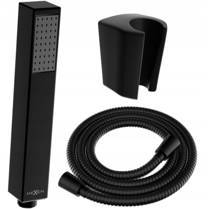 Set prasnic Mexen, dus cu functie, furtun 150cm, negru