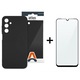 Set husa silicon si folie sticla compatibil cu Samsung A16/A16 5G