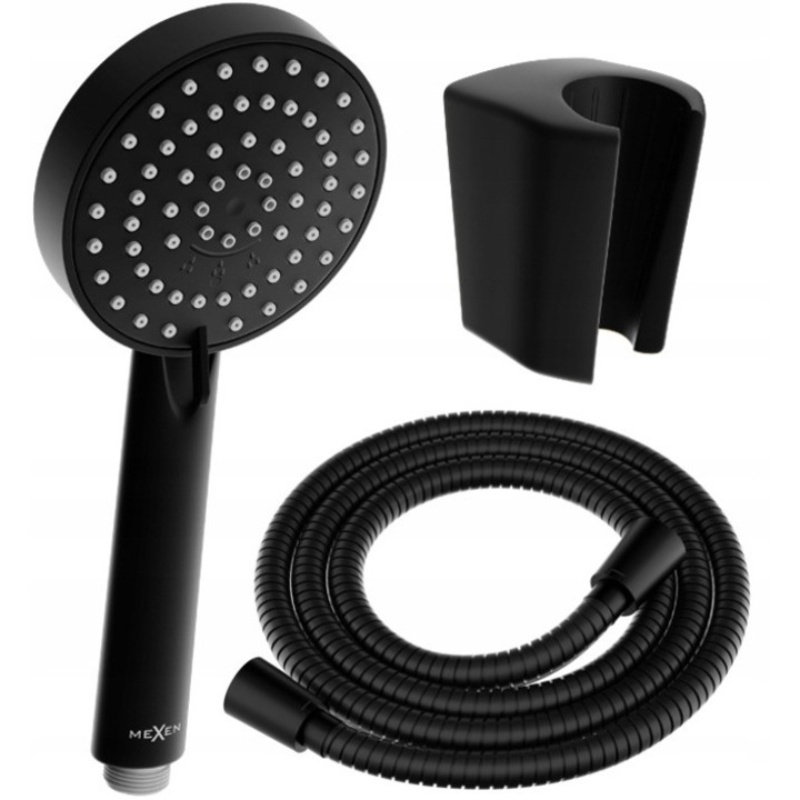 Set prasnic Mexen, dus cu 3 functii, negru, 150cm