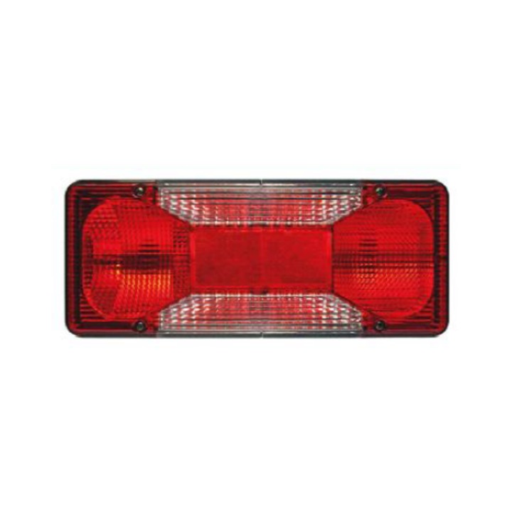 Lampa Stop Sertplast cu Mufă, 14x10x5cm, pentru Iveco Eurocargo și Scania G/P/R