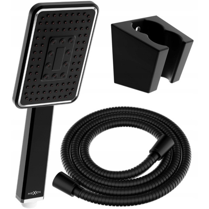 Set prasnic Mexen, dus cu functie, furtun 150cm, negru