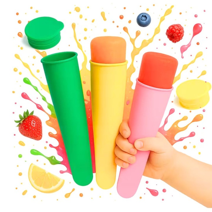 Formă de înghețată din silicon, SHOPII, multicolor