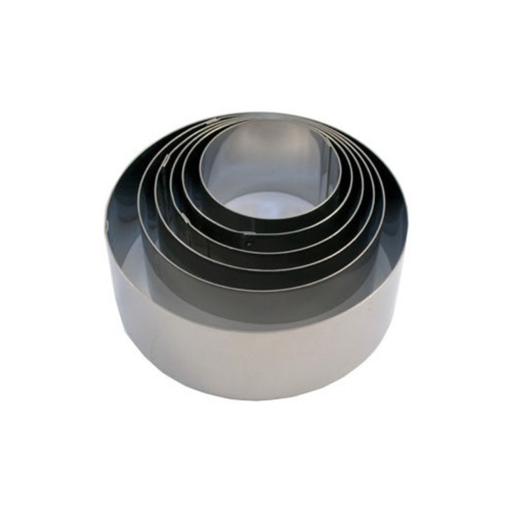Set 6 inele, Suprem Inox, inox, 45x120mm