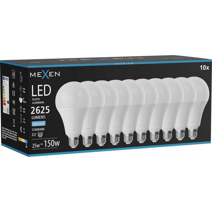 Bec LED Mexen Nova E27 25W 6500K 10x