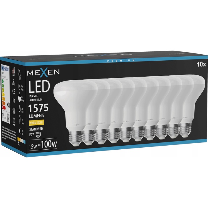 Bec LED Mexen Nova E27 R80 15W 3000K 1575 LM