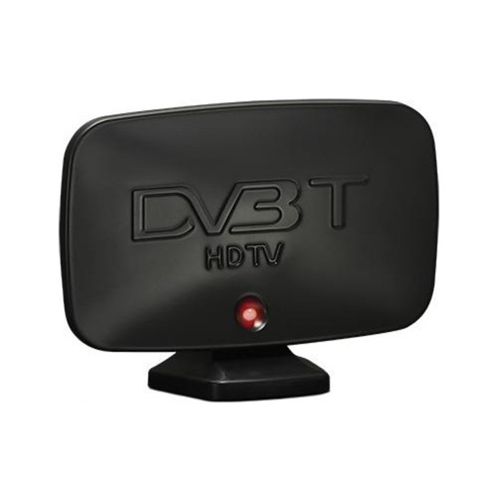 Antena DVB-T activa, DIPOL, 30 dBi, 375x220x80mm, interioara/exterioara