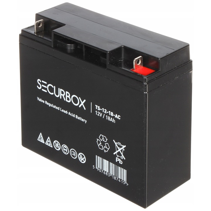 Acumulator AGM Securbox 12V 18Ah fara intretinere 181x76x167mm