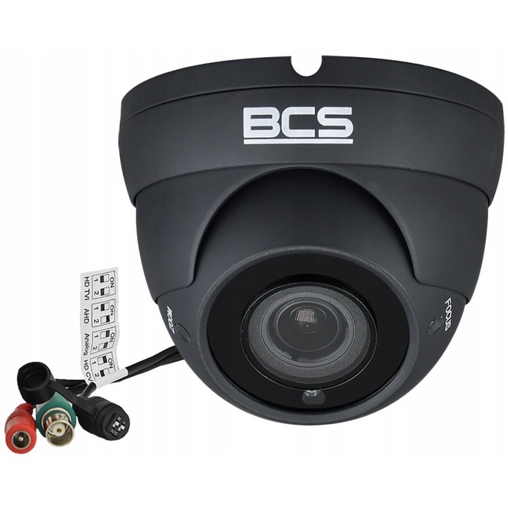 Camera de supraveghere BCS, 5MP, obiectiv 3.3-12mm, IP66, dimensiuni 98x119mm, exterior