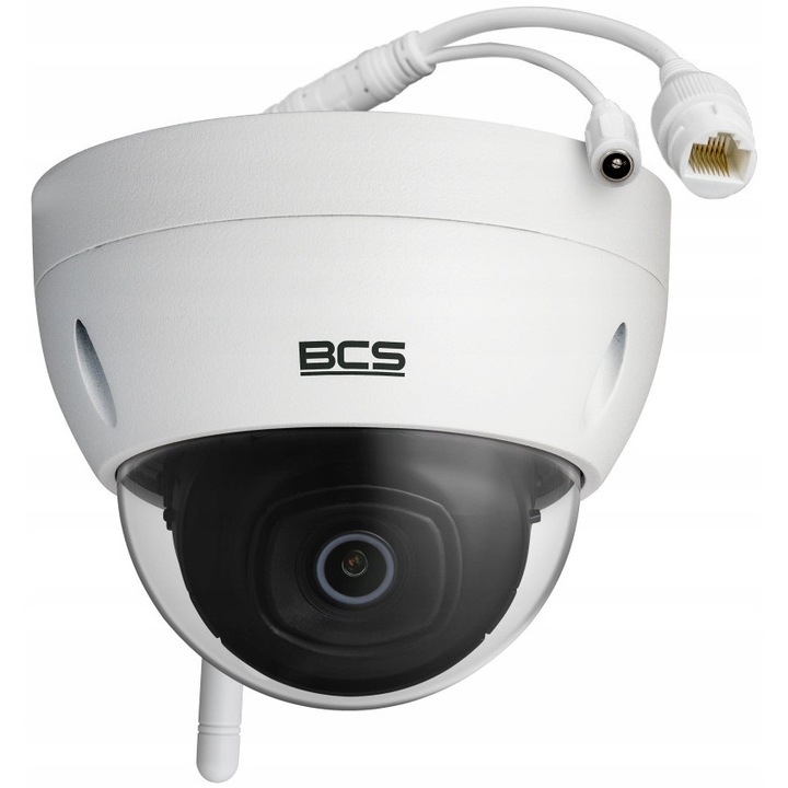 Camera de supraveghere exterioara BCS, model BCS-L-DIP14FSR3-W, 4Mpx, Wi-Fi, IP67, obiectiv 2.8mm