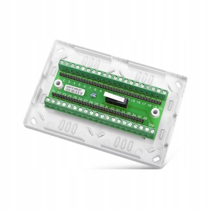 Satel MZ-3 S szerelőmodul, 38 bilincs, 1,5x2,5 mm, fehér, 132x89x30 mm