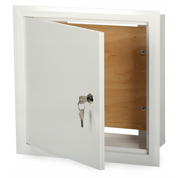 Fém szekrény OMP-3, 300x300x120 mm, 3,1 kg, horganyzott, kulcsos zárral