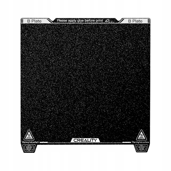 Placa PEI texturata Creality 315 mm x 310 mm cu autocolant magnetic