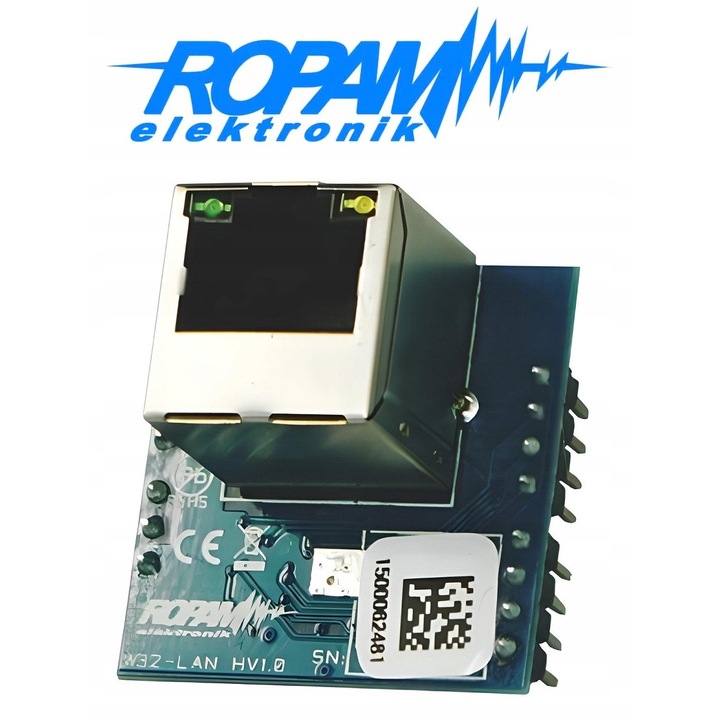 Разширител Ethernet Ropam за алармена централа NeoGSM-IP, RJ-45, директен монтаж