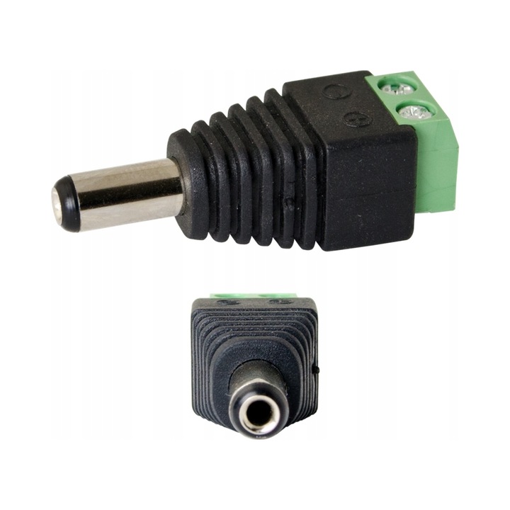 DC csatlakozó 5,5/2,1, PULSAR, 100 darabos készlet, 30V, 2A, 37x14x12mm