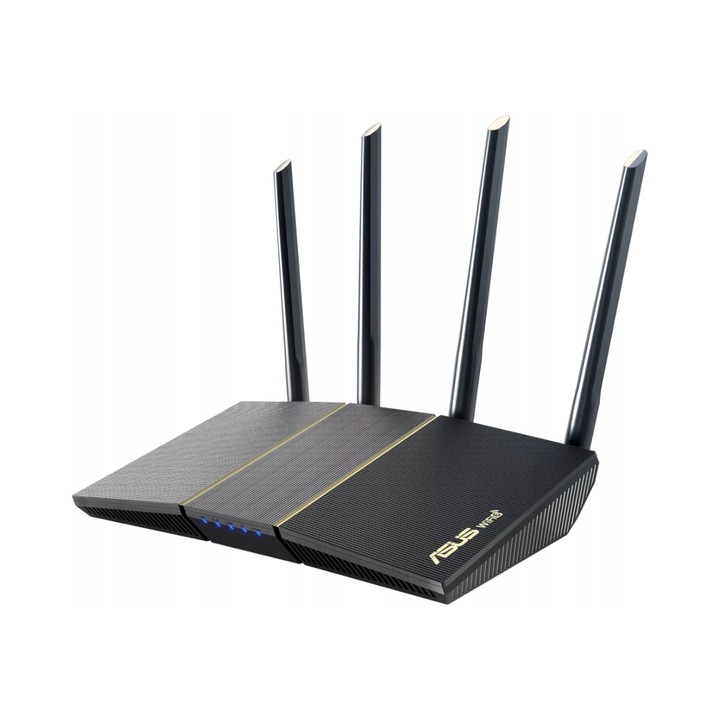 Router wireless Asus RT-AX57, Wi-Fi 6, 3000 Mb/s, 4 LAN, 1 WAN
