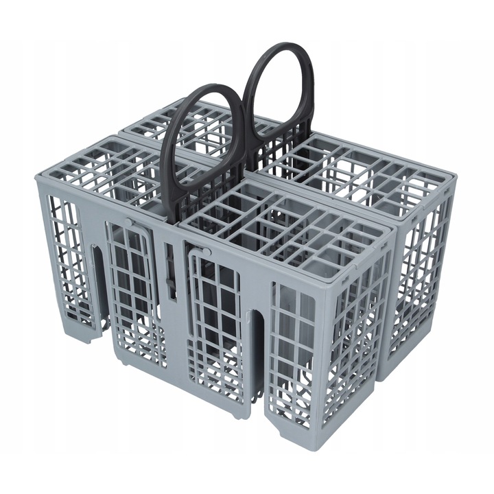 Indesit evőeszközkosár készlet, műanyag, szürke, 215x152x217mm