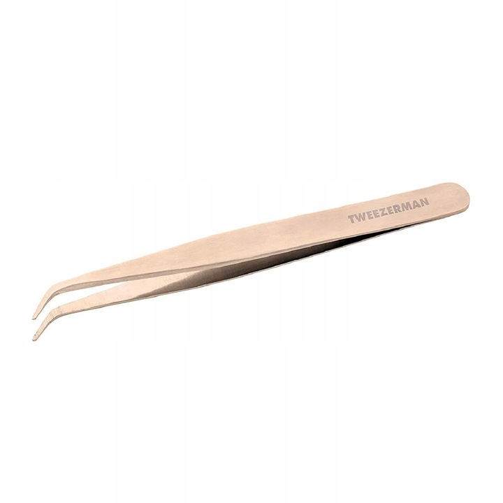 Aplikator pentru gene Tweezerman Lash Assist, zlat, ergonomic
